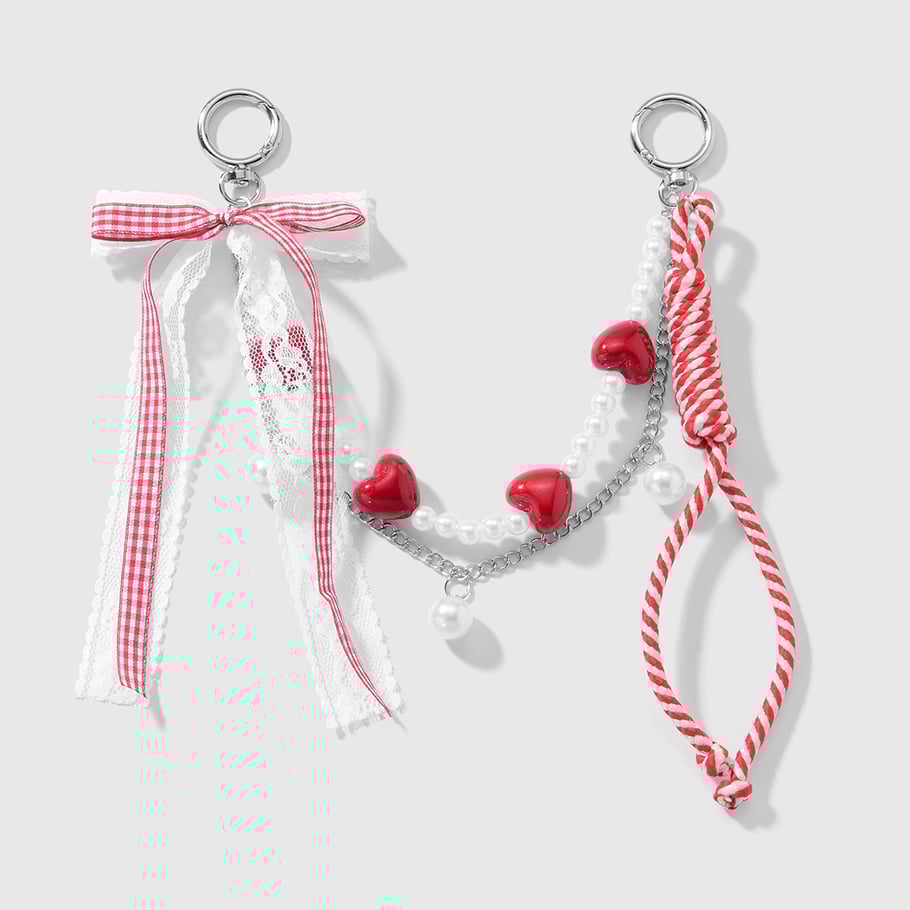1 Piece Sweet Bow Knot Bag Charms 