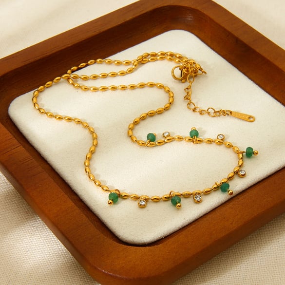 Retro Geometric Stainless Steel  Women's Chain Necklaces 2