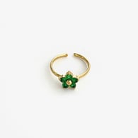 Strass a forma di fiore verde Immagine5
