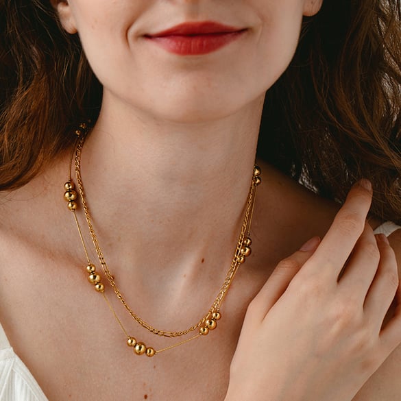 Simple and Versatile Stainless Steel Women's Necklace