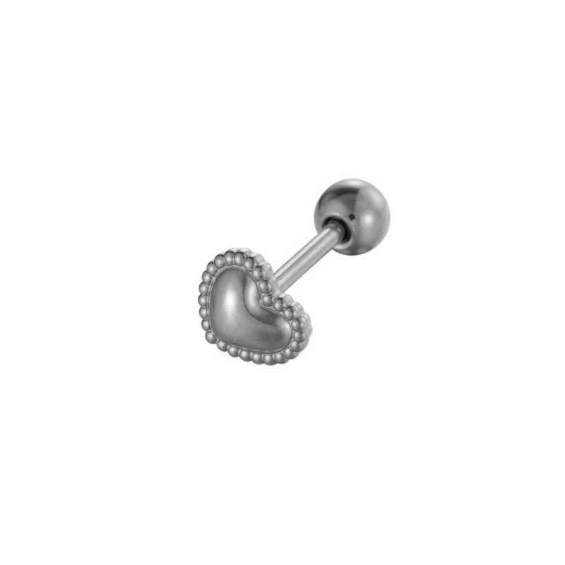 1 Piece Stainless Steel Gold Color Piercings Earring 