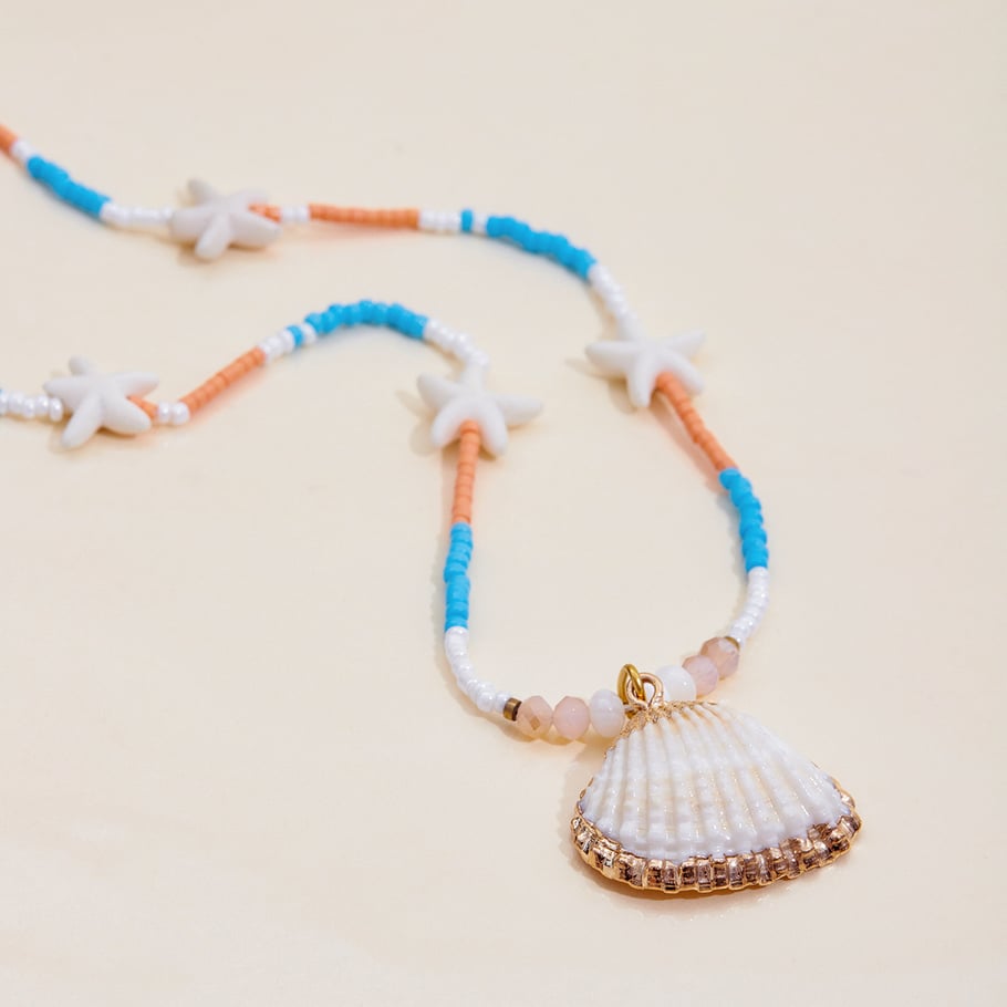 1 Piece Vacation Shell Stainless Steel Women's Pendant Necklaces Picture9