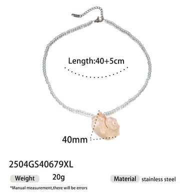1 Piece Sea Shell Pendant Necklaces h5 