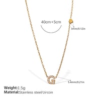 XL543WEGG harf kolye Resim21