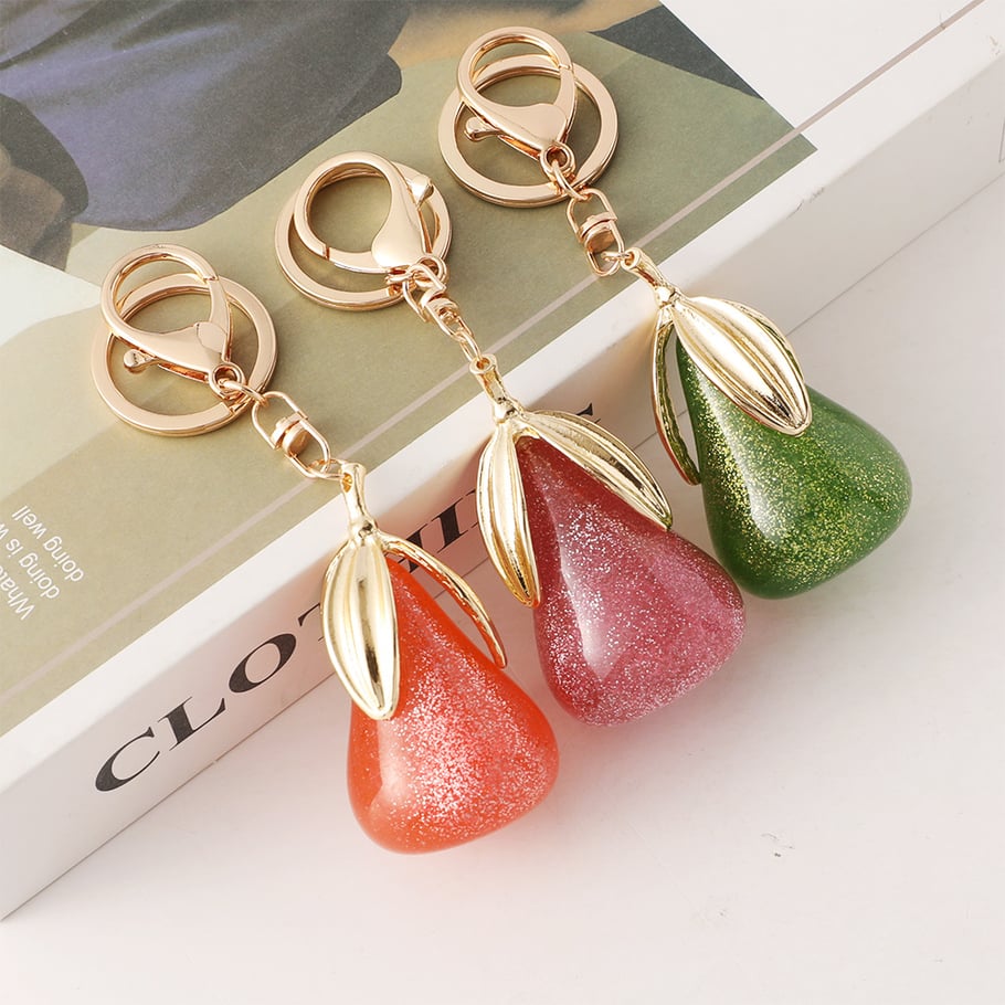 1 Piece Pear Alloy Keychain h5Picture2