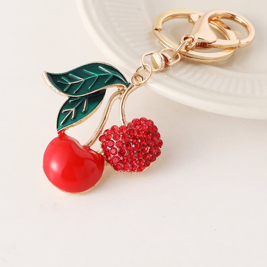 1 Piece Cherry Alloy Keychain Picture3