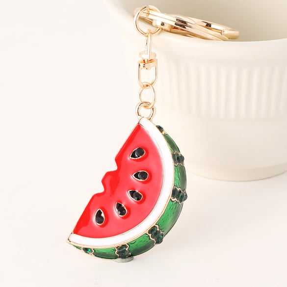 1 Stück Schlüsselanhänger aus Wassermelonenlegierung