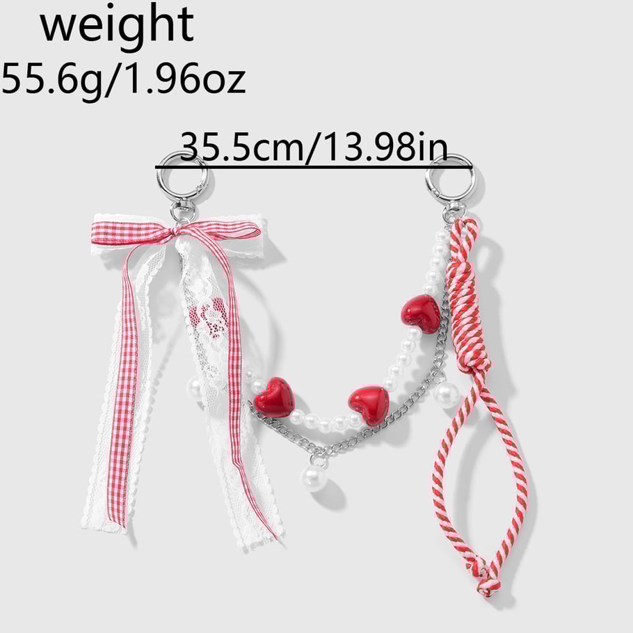 1 Piece Sweet Bow Knot Bag Charms Picture2