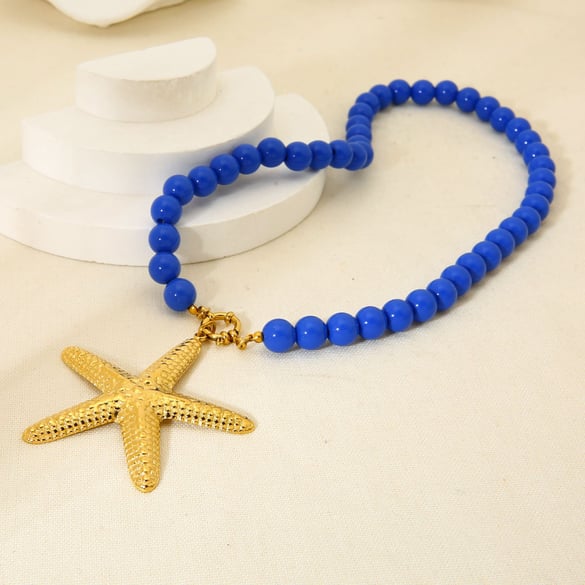 1 Piece Acrylic Beaded Necklace