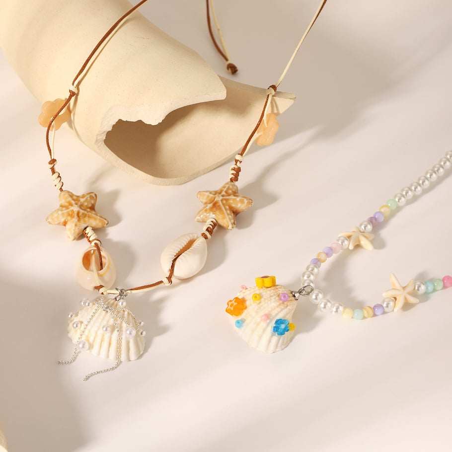 Vacation Turtle Stainless Steel Gold Color Shell Women's Pendant Necklaces Picture6