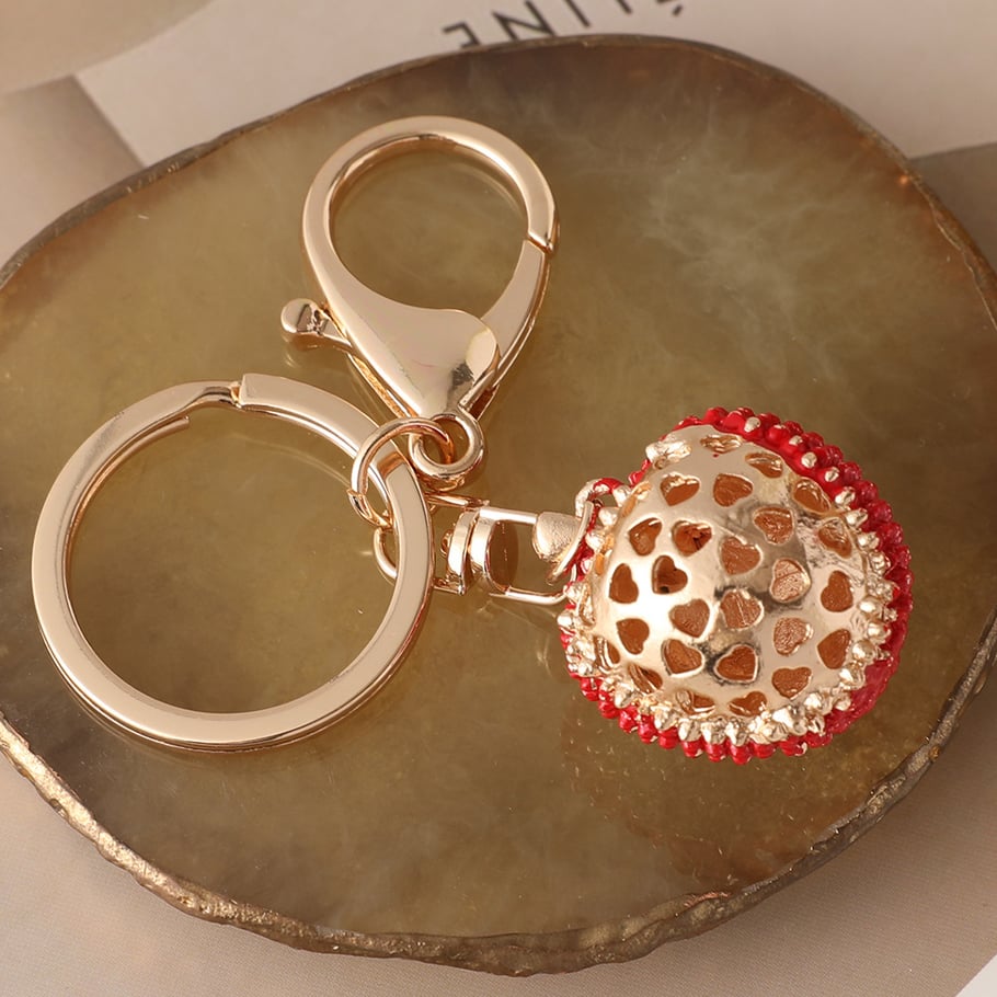 1 Piece Lychee Alloy Keychain Picture4
