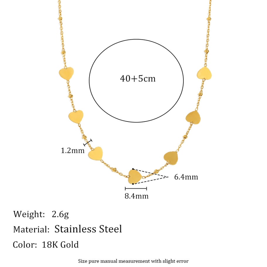 1 Pair Simple Series Daily Solid Color Stainless Steel Women's Chain Necklaces Picture5