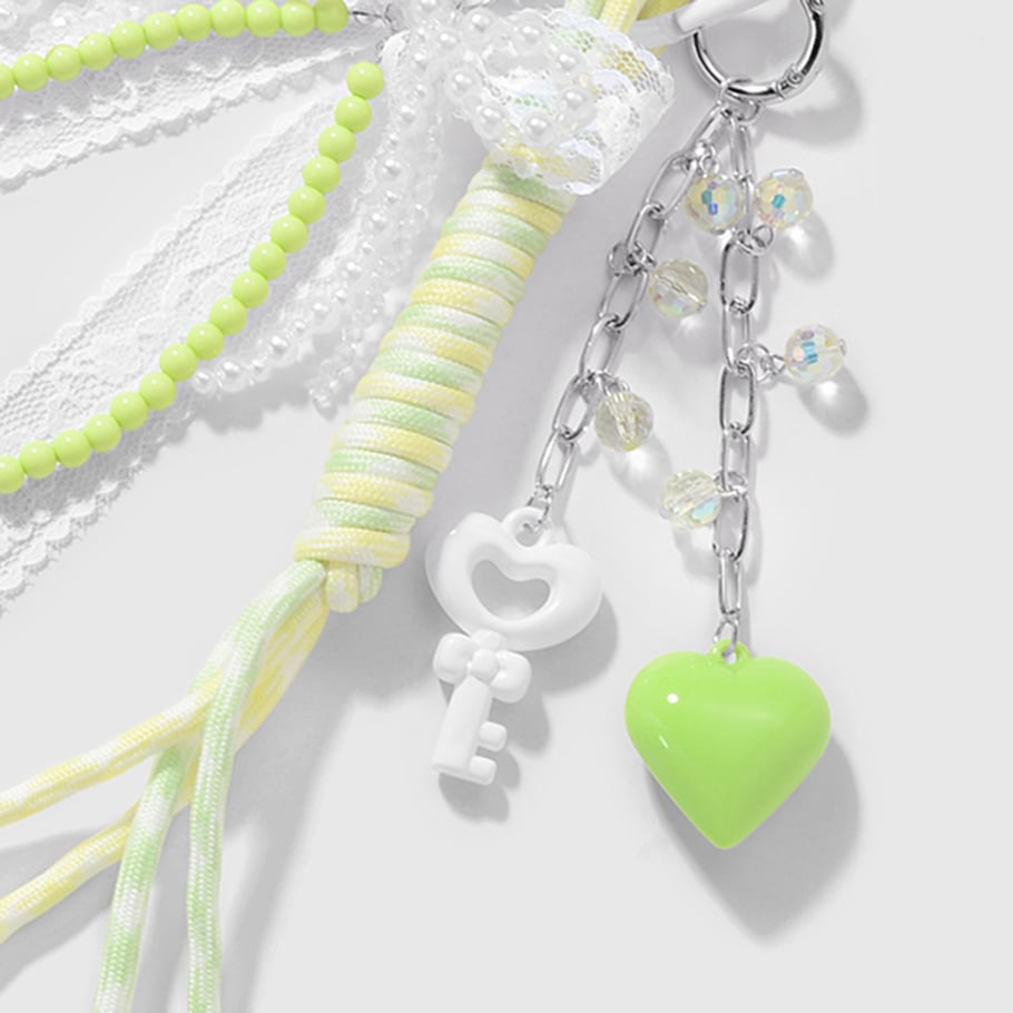 1 Piece Acrylic Heart Bag Charms h5Picture5