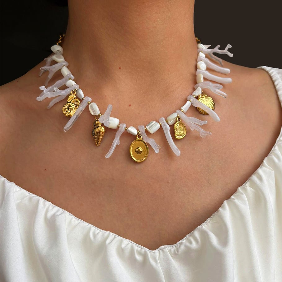 Collana con ciondolo oceanico da 1 pezzo Immagine2