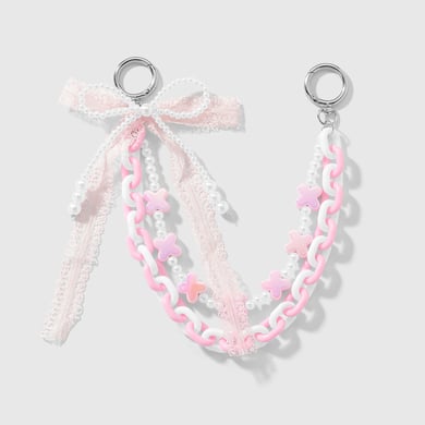 1 pieza de dijes de cadena de acrílico para bolso h5 
