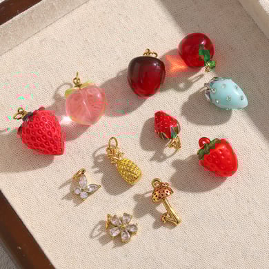 1 paire de pendentifs en acier inoxydable pour femme, motif plante quotidienne h5 Image2