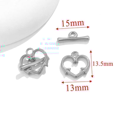 1 stuk creatieve DIY OT-clip roestvrij staal goudkleurige sieraden sluitingen h5 