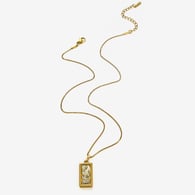 Collana con ciondolo a forma di luna 