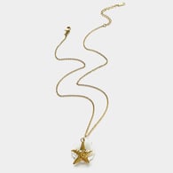 Collar de estrella de mar de oro Imagen2