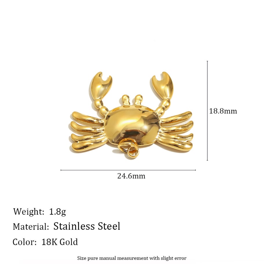 1 paire de pendentifs pour femme en acier inoxydable, série Simple, motif animal mignon 