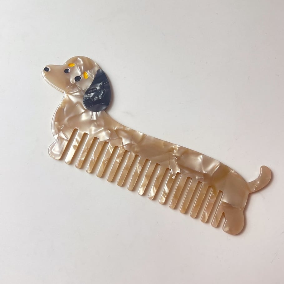 1 Piece Marine Organism Cellulose Acetate Sheet Women's Combs 