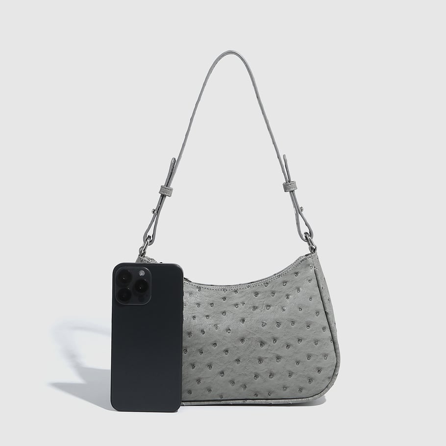 1 Piece Simple Fashion Classic Rivet PU Women's Shoulder Bags Picture4