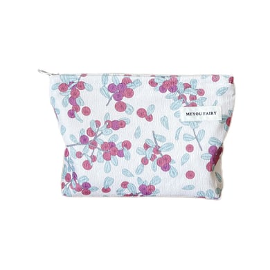 1 Adet Simple Series Tatlı Çiçek Polyester Kadın Makyaj Çantası h5 