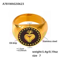 A781-Gold Ring/No.7 