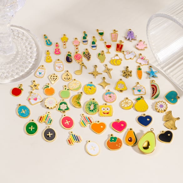 Classic Cute and Versatile Stainless Steel DIY Pendant