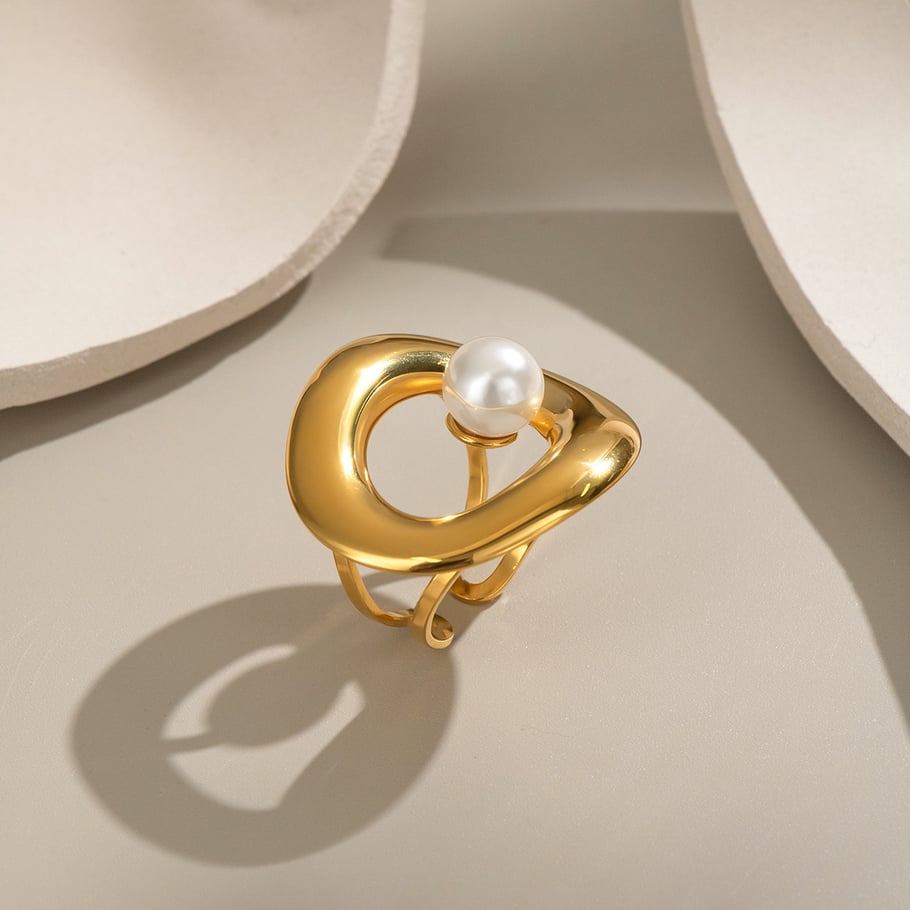 1 Piece Simple Series Casual Turtle Stainless Steel  Statement Rings Picture5