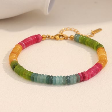 1 Piece Elegant Beads Natural Stones Women's Beaded Necklaces h5 Picture6