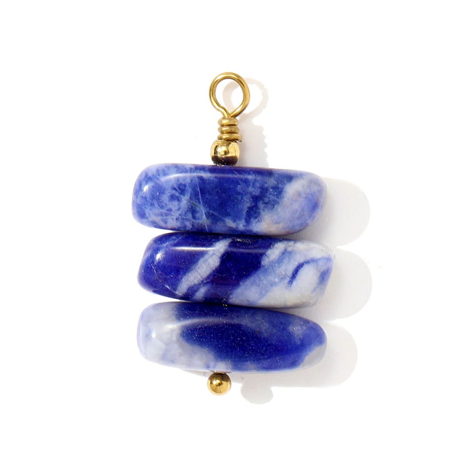1 Piece Retro Beads Natural Stones Women's Pendants 