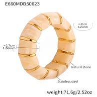 E660-Yellow elastic bracelet 20cm Picture5