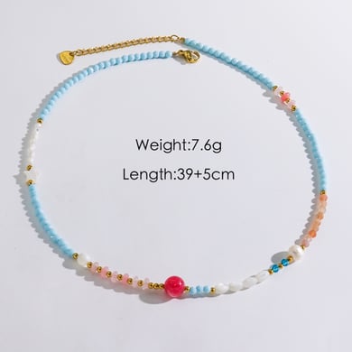Light Luxury and Elegant Beaded Women's Necklace h5 