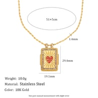 Oil dripping square card collection-gold-1 