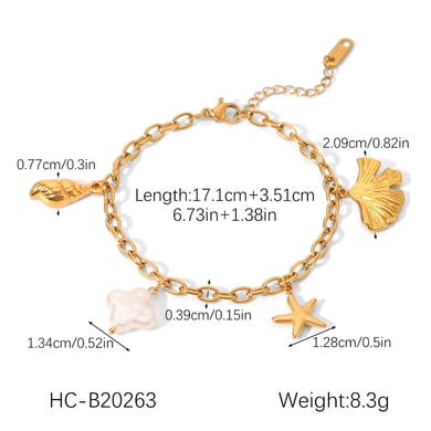 1 Paar einfache Blumen-Charm-Armbänder aus Edelstahl für Damen h5 Bild2