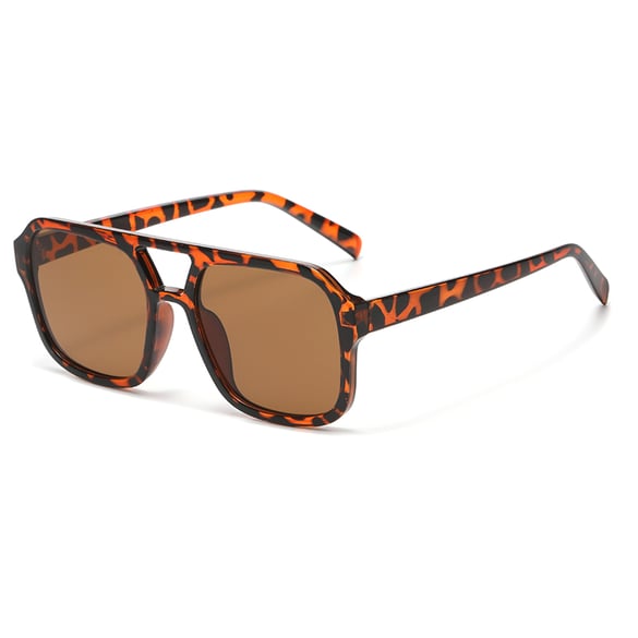 1 Pair Simple Series Daily Patchwork Unisex Sunglasses