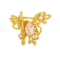 F894-Clip per orecchio dorato 