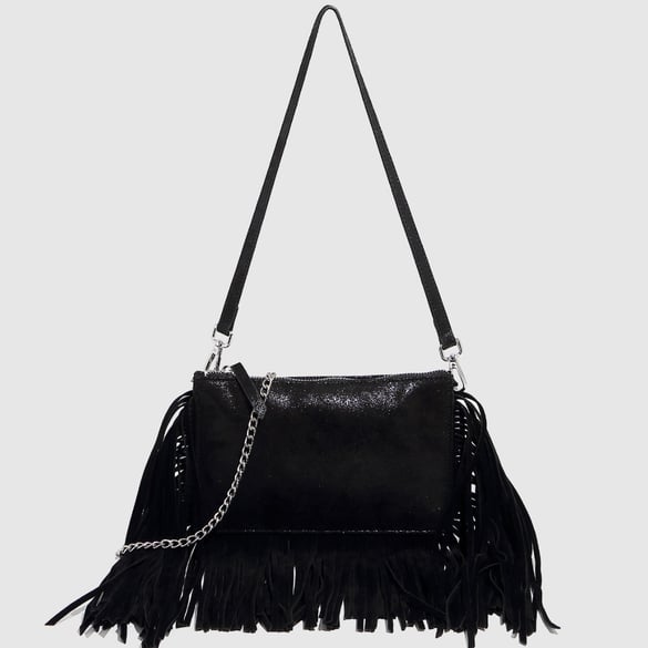 1 Piece Simple Series Casual Tassel PU Women's Shoulder Bags