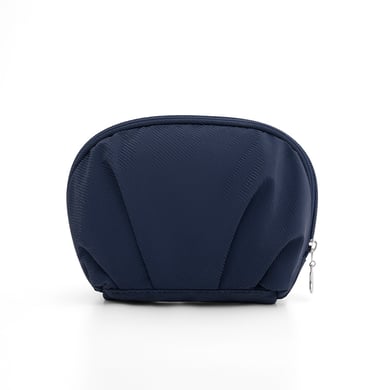1 par de bolsas de maquillaje para mujer de color sólido, informales, de serie simple h5 