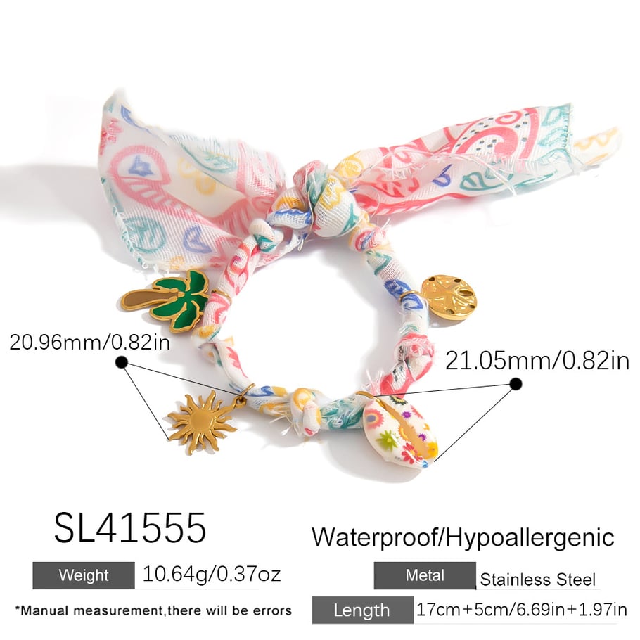 1 Piece Simple Series Casual Turtle Silk  Gold Color  Shell Women's Charm Bracelets Picture2