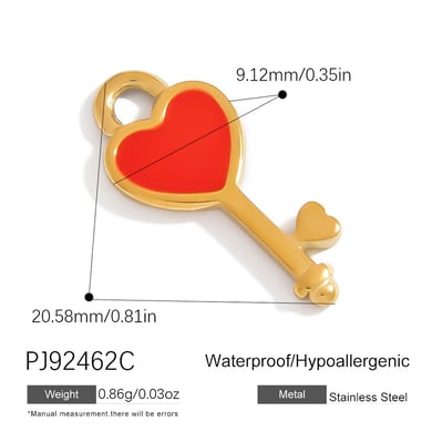 1 Piece Oceanic Stainless Steel Gold Color DIY Pendant h5 Picture2