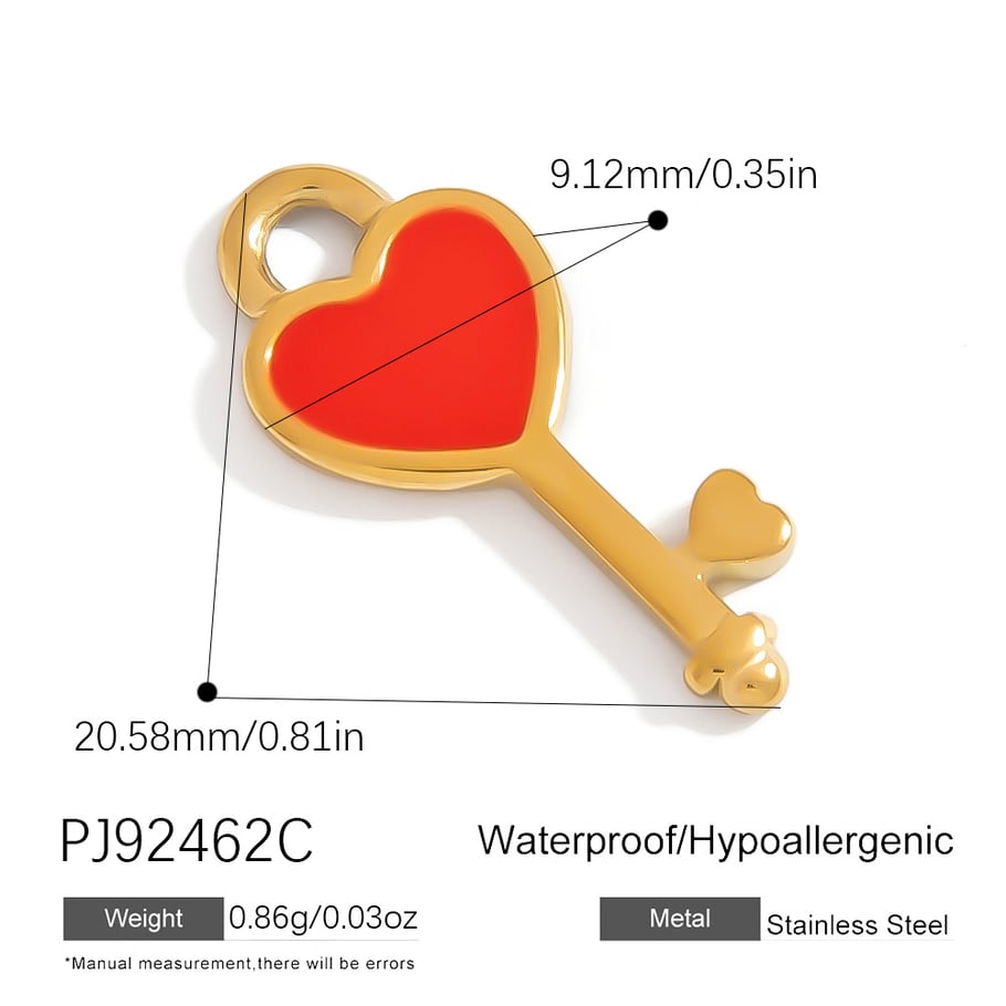 1 Piece Oceanic Stainless Steel Gold Color DIY Pendant Picture2