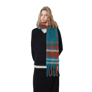 1 Stück täglich karierte Polyester-Winterschals für Damen h5 Bild5