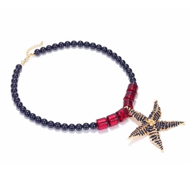 1 stuk legering zeester kralen ketting h5 Afbeelding2