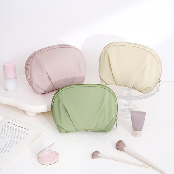 1 Pair Simple Series Casual Solid Color Women's Makeup Bags