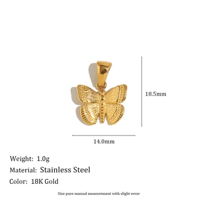1 Paar einfache Serie süße Sonne DIY Edelstahl Gold Farbe Damen Anhänger h5 