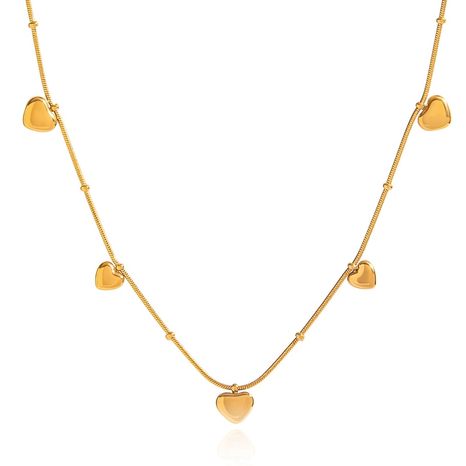 1 collar con colgante de mariposa de acero inoxidable dorado para mujer 