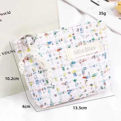 1 Stück süß karierte Kosmetiktasche aus der Romantic Series h5 