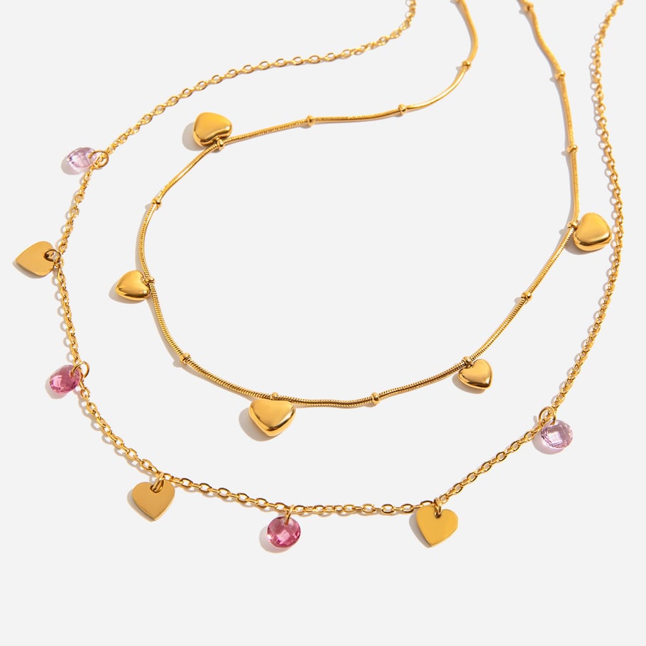 1 collar con colgante de mariposa de acero inoxidable dorado para mujer Imagen8